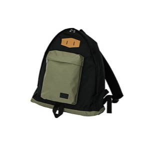 CORDURA®️ BACK PACK w/ EACH TIME and RES - BLACK / KHAKI